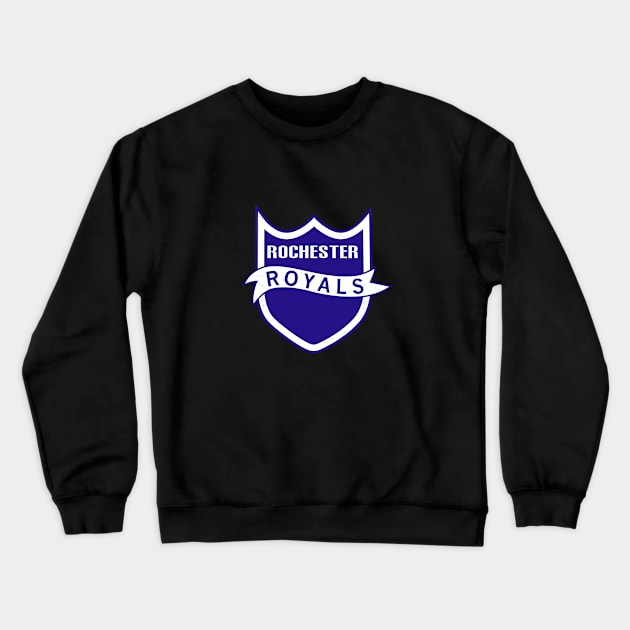 Vintage Rochester Royals Basketball Crewneck Sweatshirt by LocalZonly